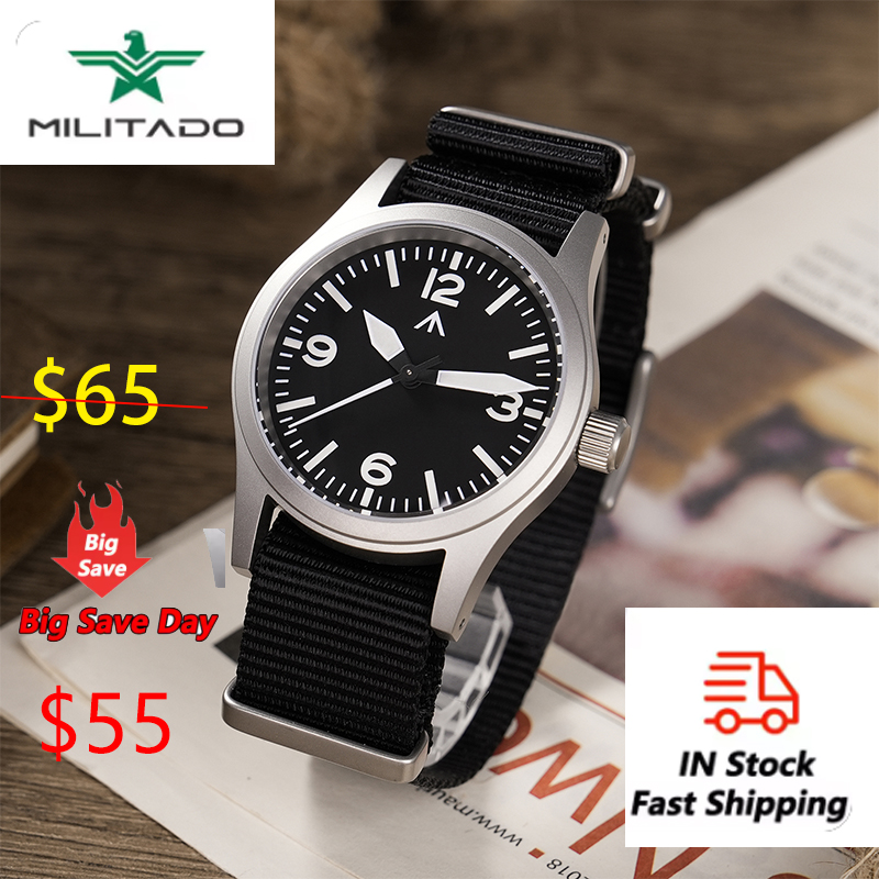 Field Watch Military - Militado ML05 36912 Watch VH31 Sweep