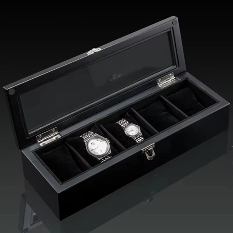 Luxury Watch Holder For Men - Wood Watch Organizer Box Men Luxury
