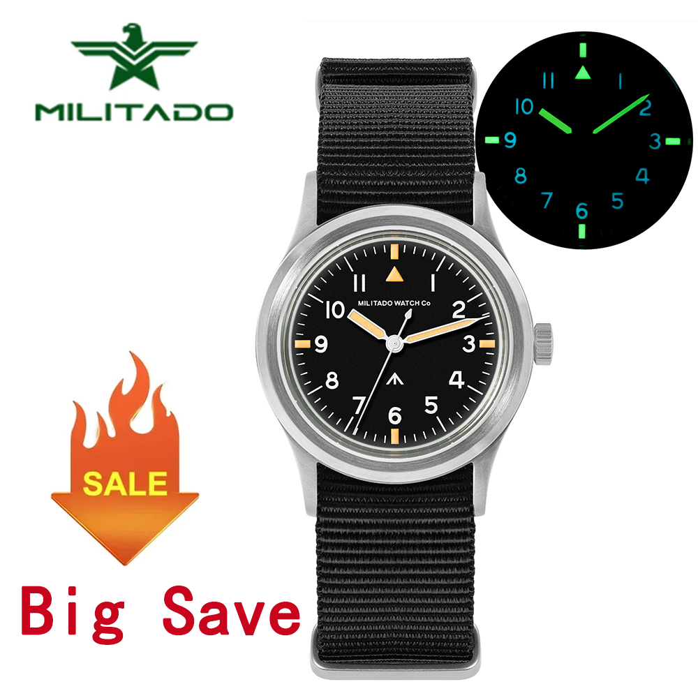 Field Watch Military - Militado ML14 Watch VH31/VH65 Sweep Quartz