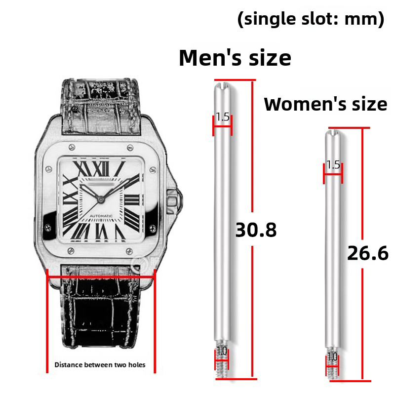 Luxury Watch Cartier - For Cartier Santos 100 Watch Strap