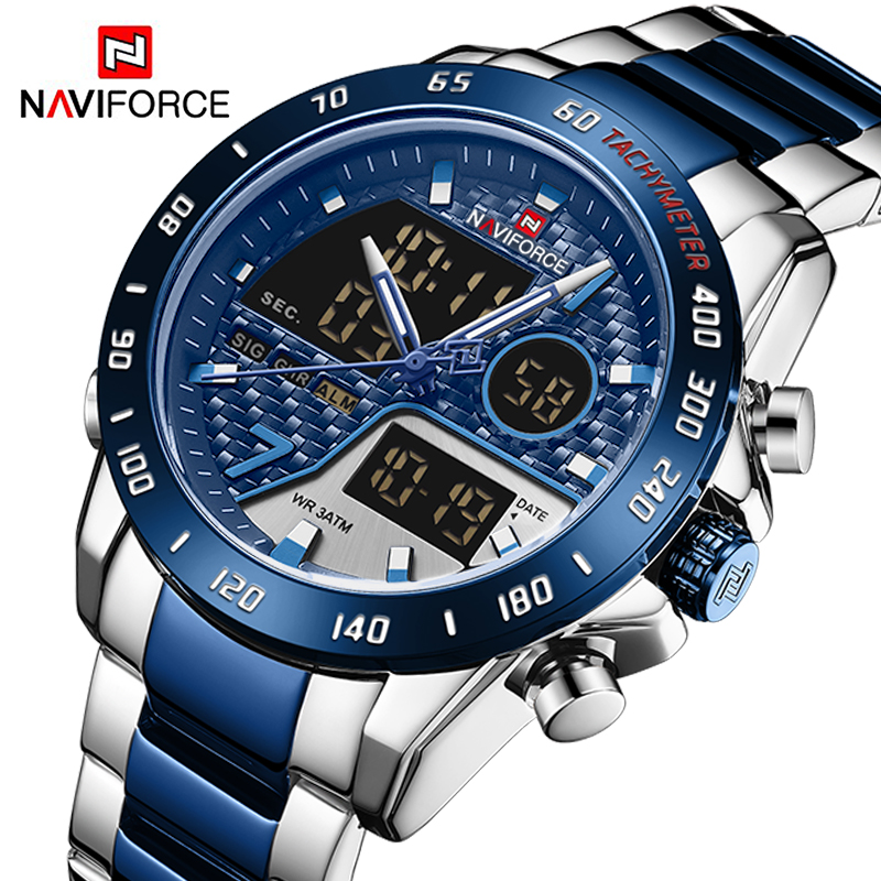 Field Watch Military - NAVIFORCE Digital Watches for Men Luxury