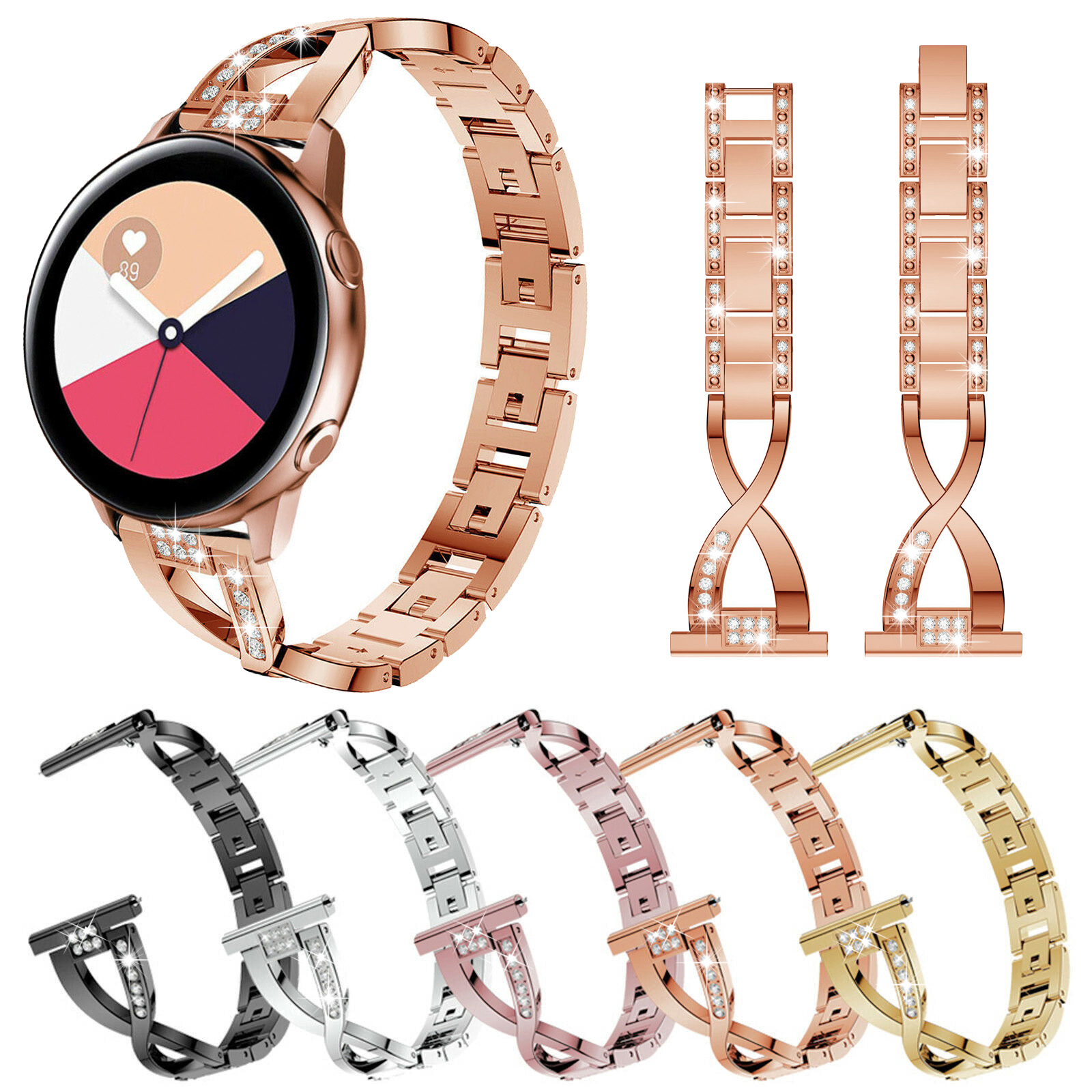 Luxury Watch Galaxy - 20 22mm luxury Band for Samsung