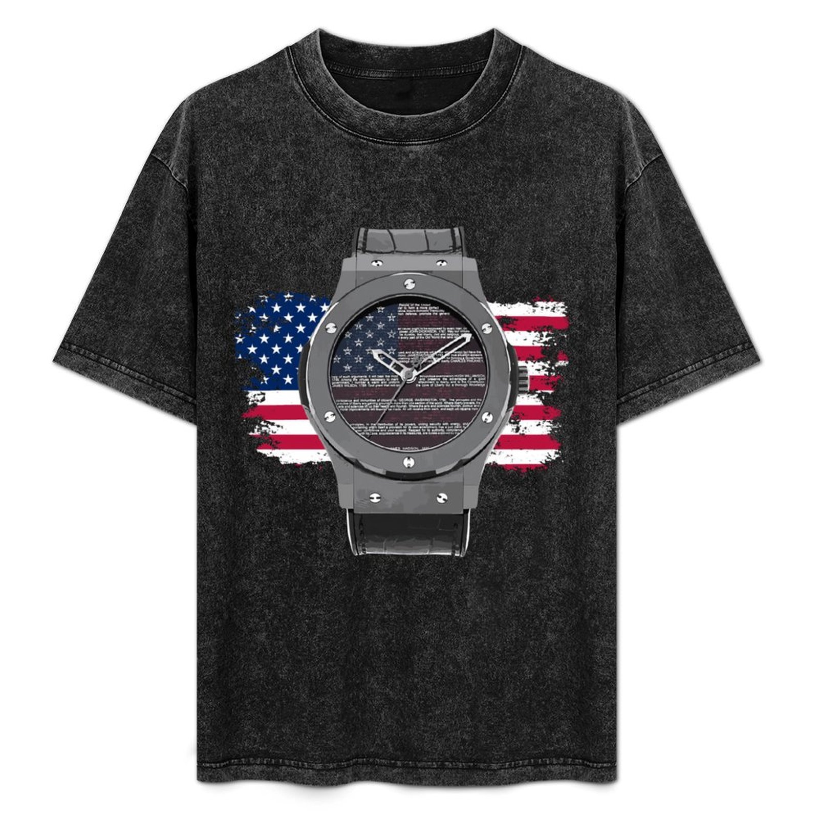 Luxury Watch Drawing - LUXURY WATCH DRAWING T-Shirt Water Resistant