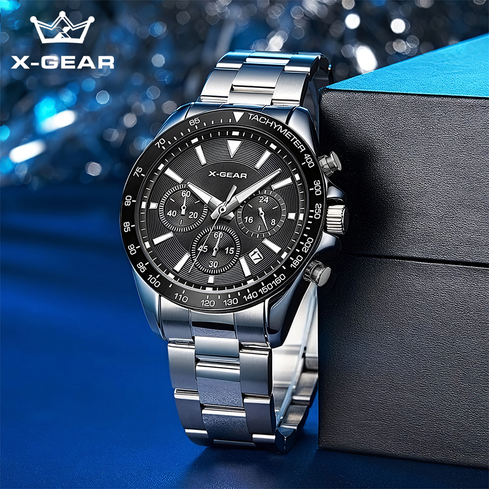 Luxury X I Watch - X-GEAR Man Watch Luxury Three-Eye Six-Hand