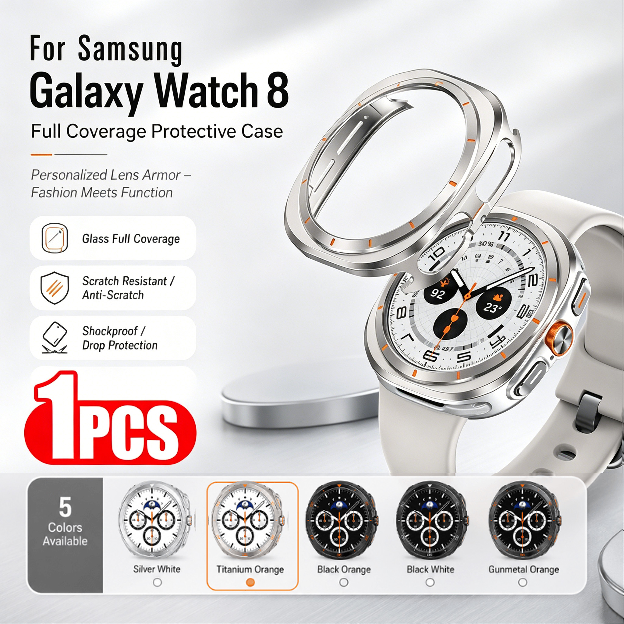 Luxury Watch Galaxy - Luxury Protection Alloy Case For Samsung