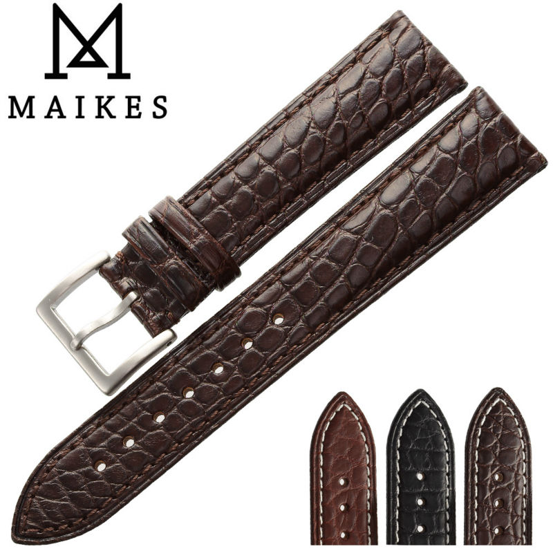 Luxury Watch Longines - MAIKES Luxury Real Alligator Watch Band