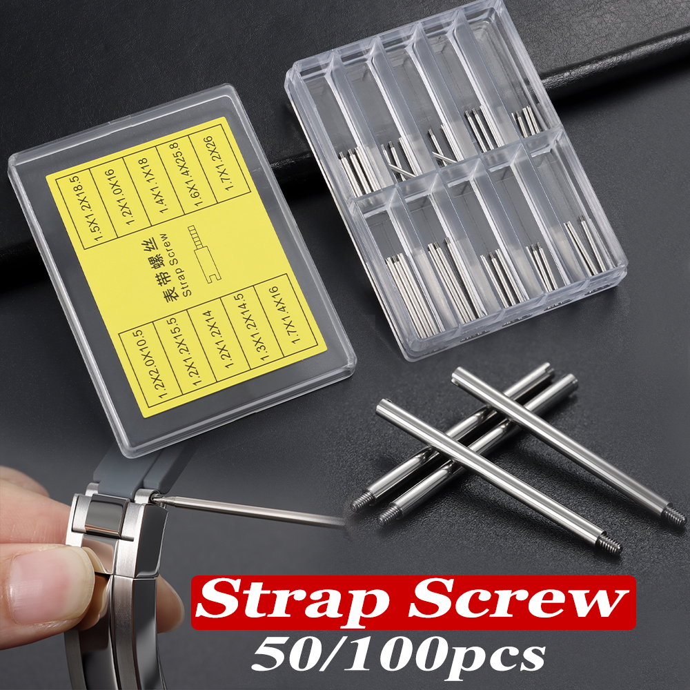 50pcs 100pcs Metal Screws Rod  - Luxury Watch Expensive recension och pris