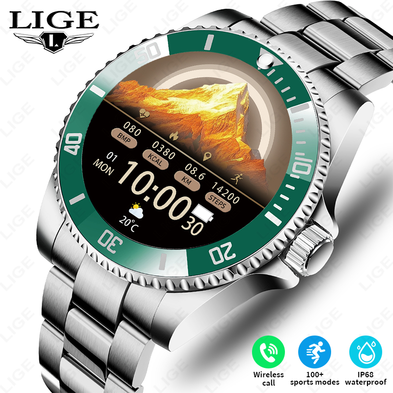 LIGE New Smart Watch Men Bluet - Luxury Watch In The World recension och pris