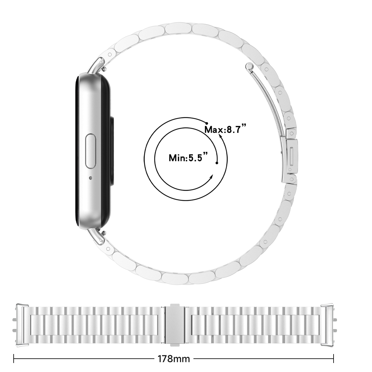 Stainless Steel Strap For Sams - Luxury Watch Galaxy recension och pris