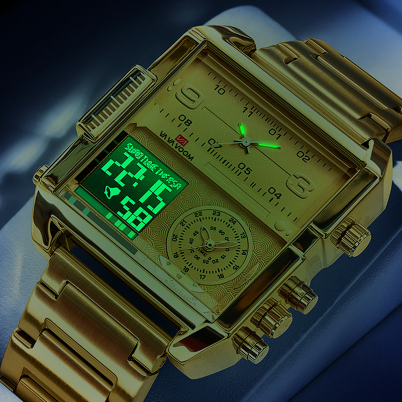 Dual Display Men Sports Watche - Luxury Watch Magazine recension och pris