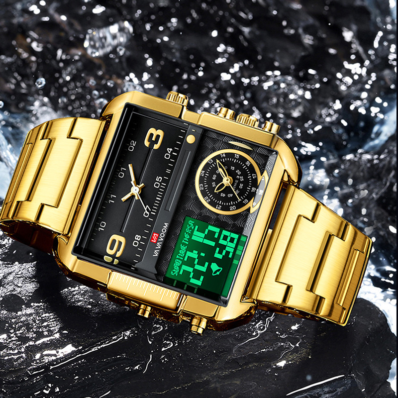 Dual Display Men Sports Watche - Luxury Watch Magazine recension och pris
