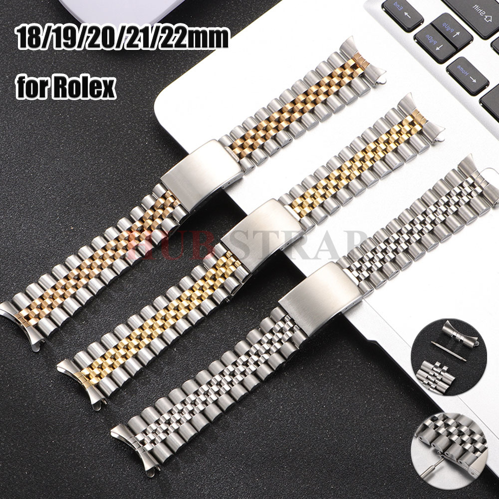 Solid Stainless Steel 18mm 19m - Luxury Watch Rolex recension och pris