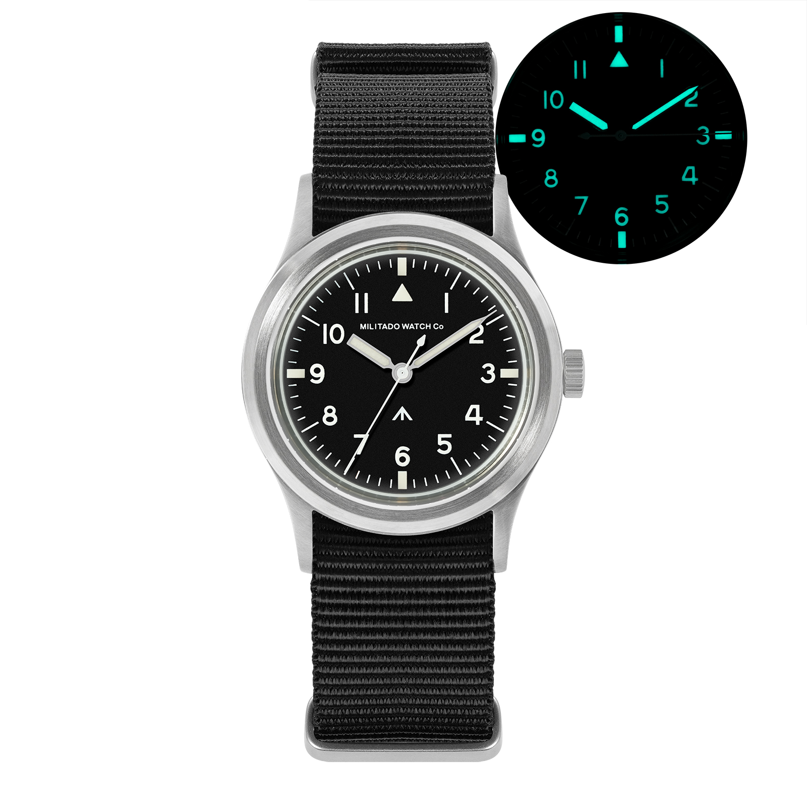 Militado ML14 36mm Watch VH31  - Field Watch Military recension och pris
