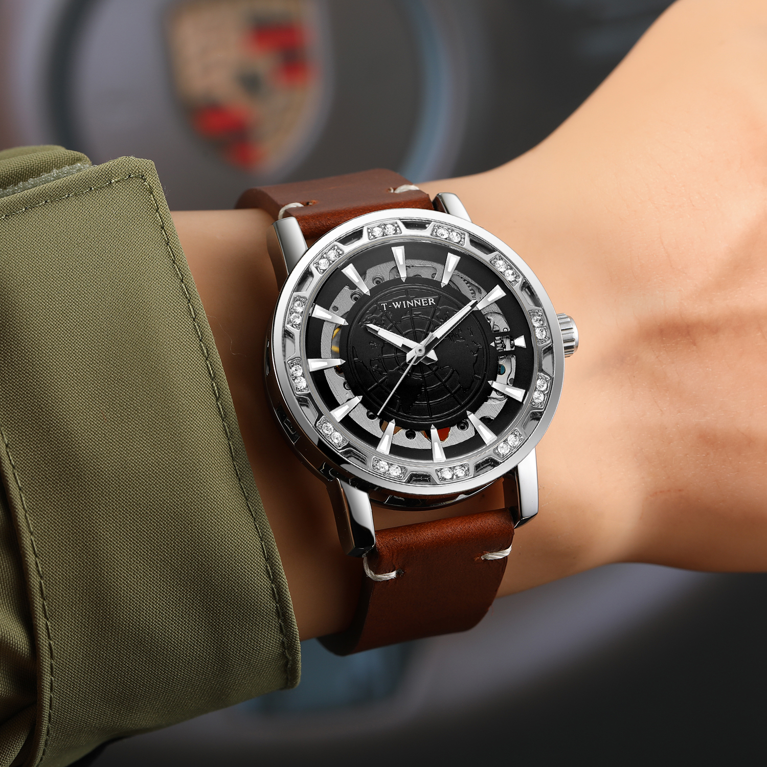 T-WINNER World Map Dial Manual - Luxury Watch In The World recension och pris