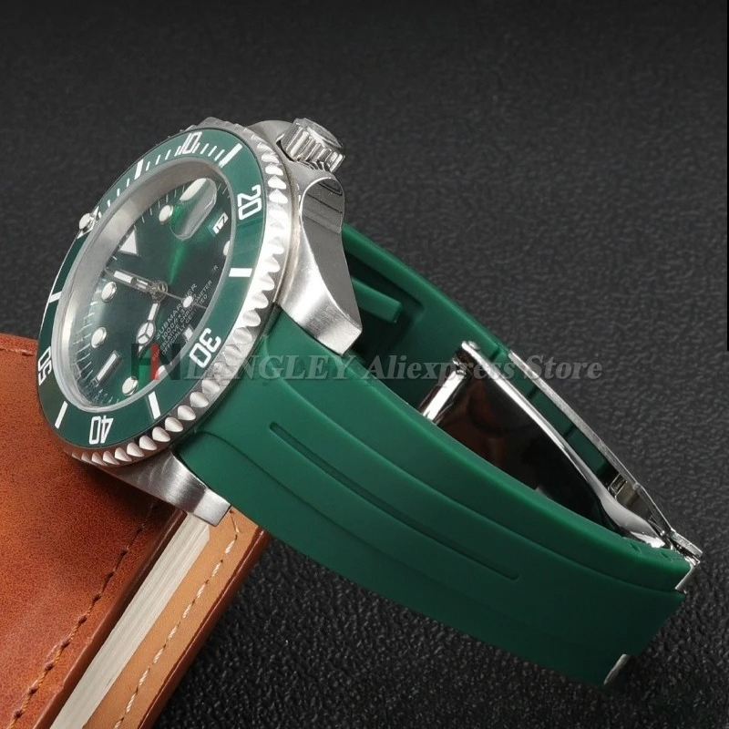 20mm 21mm 22mm Curved End Sili - Luxury Watch Rolex recension och pris
