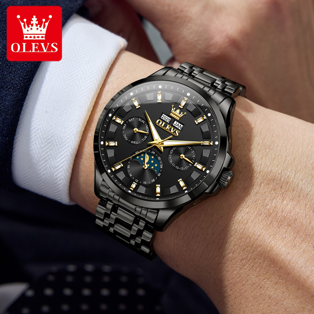 OLEVS 7070 Automatic Watch Men - Luxury Watch Display recension och pris