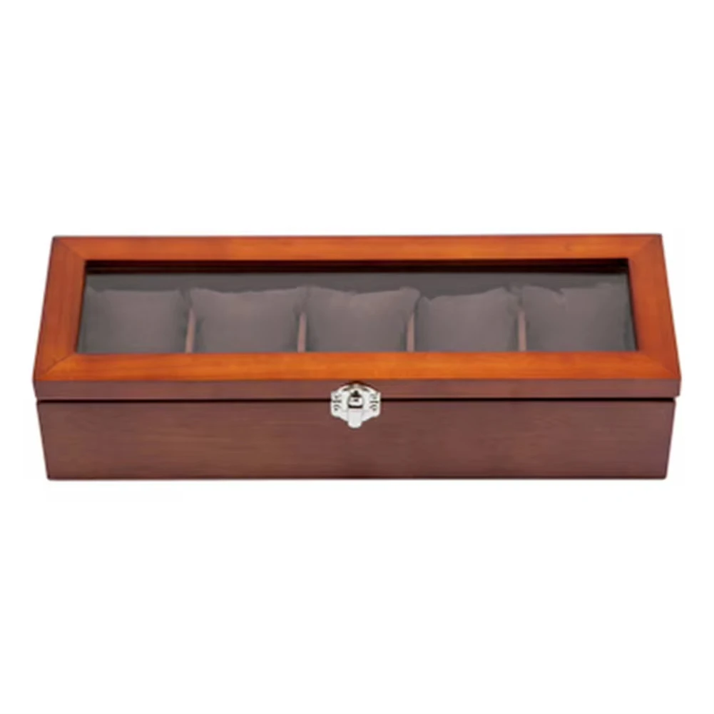 Wood Watch Organizer Box Men L - Luxury Watch Holder For Men recension och pris