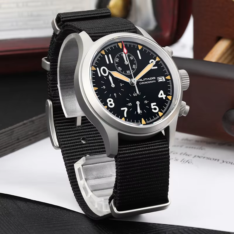 Militado ML1868KF Quartz Watch - Field Watch Military recension och pris
