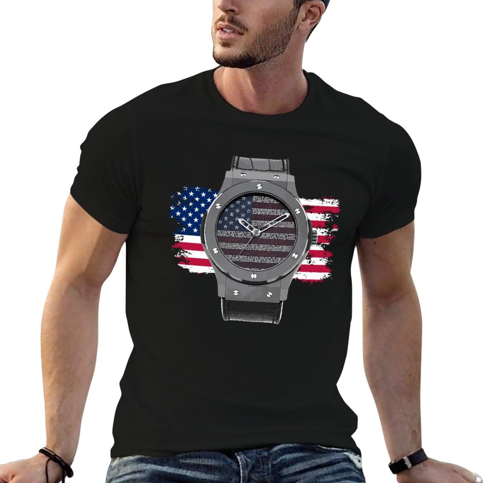 LUXURY WATCH DRAWING T-Shirt c - Luxury Watch Drawing recension och pris