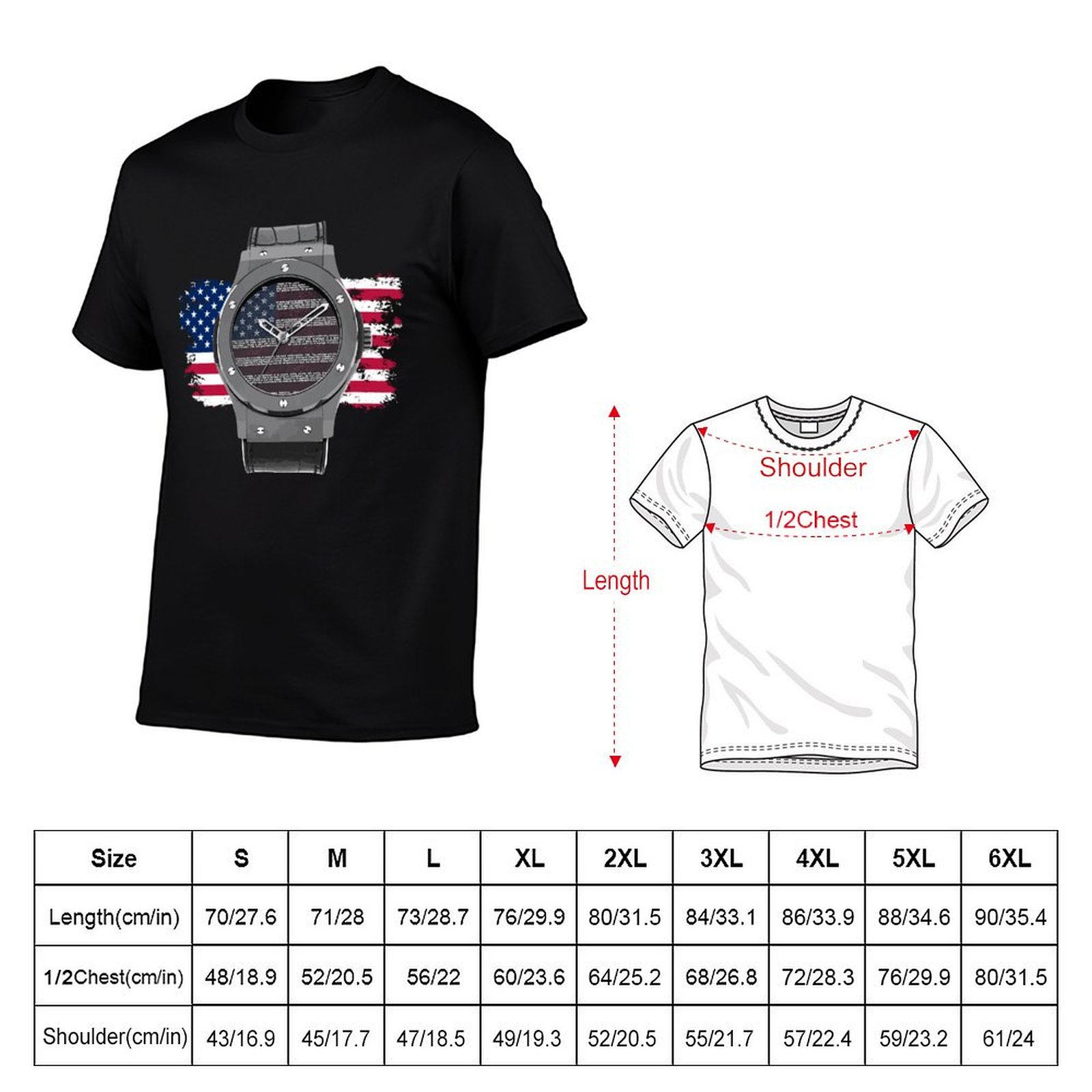 LUXURY WATCH DRAWING T-Shirt c - Luxury Watch Drawing recension och pris