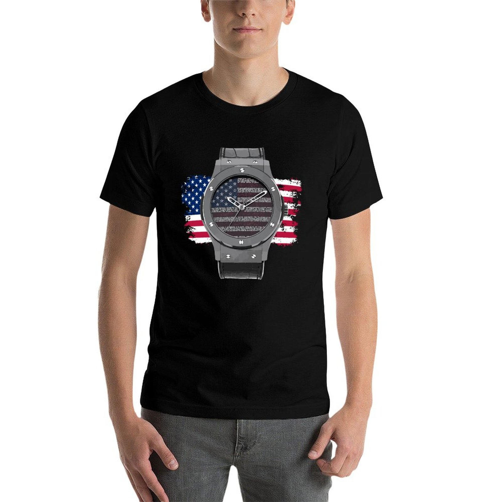 LUXURY WATCH DRAWING T-Shirt c - Luxury Watch Drawing recension och pris