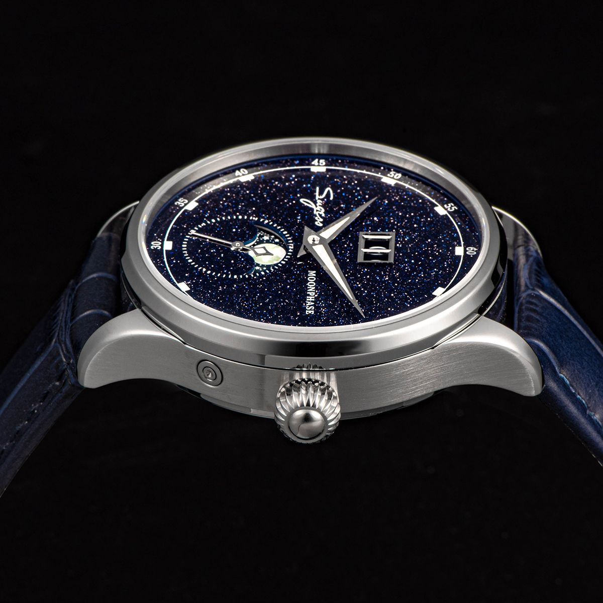 Sugess Moonphase Watch of Men  - Moonphase Complication Watch recension och pris