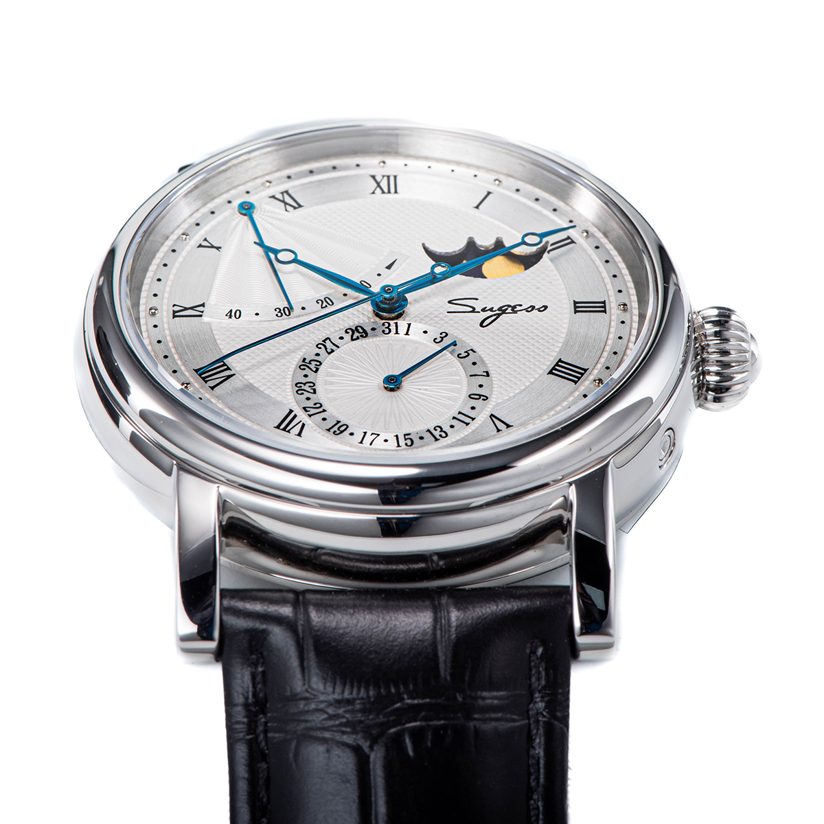 Sugess Moonphase Men's Watch A - Moonphase Complication Watch recension och pris