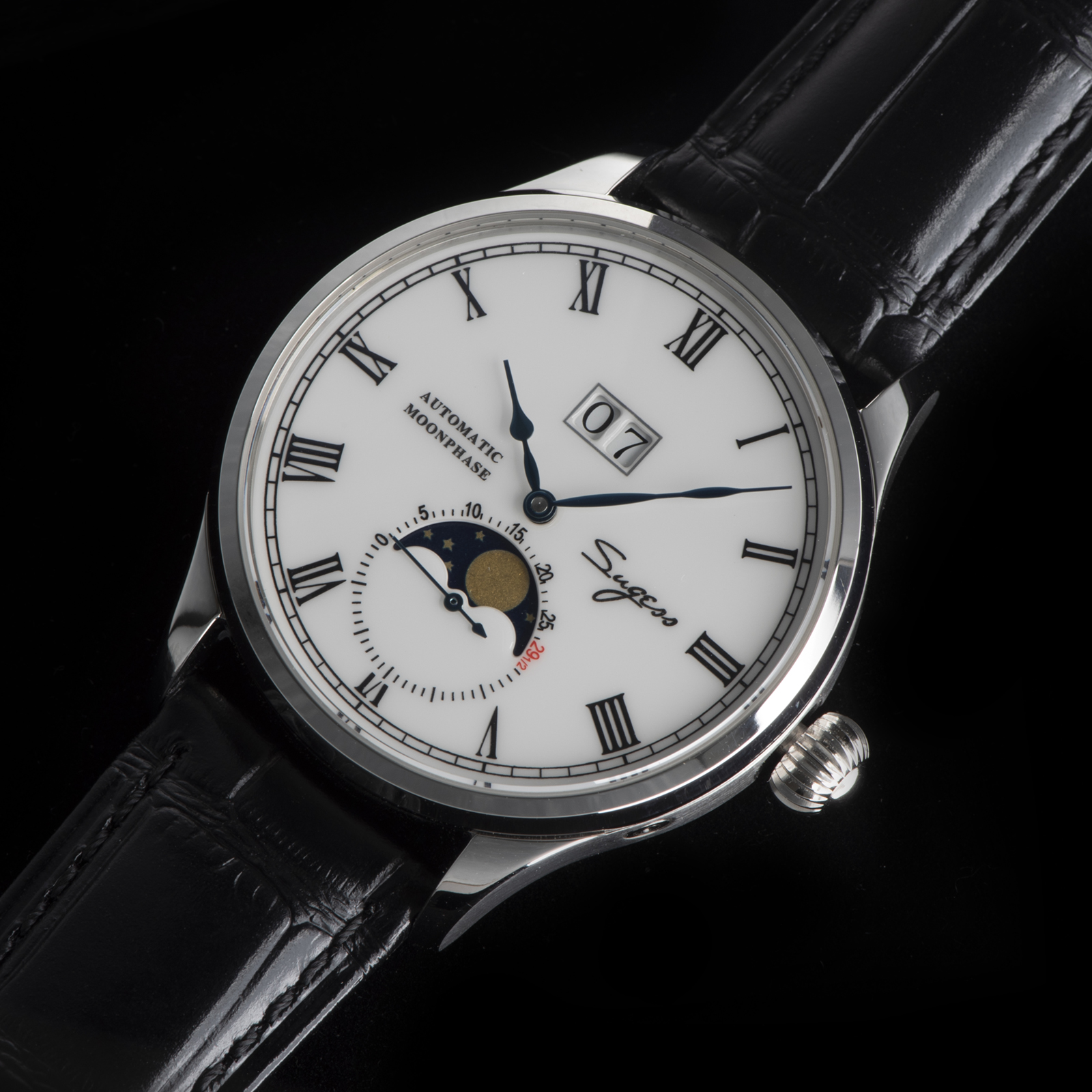 Sugess Watch Tianjin ST25 Auto - Moonphase Complication Watch recension och pris