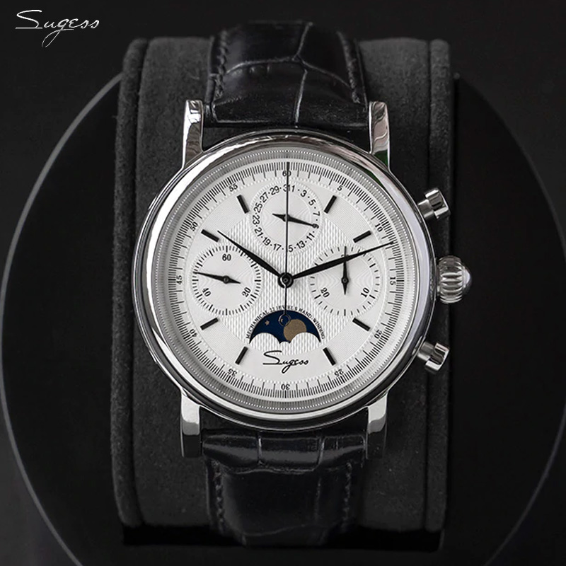Original Movement ST1908 Suges - Moonphase Complication Watch recension och pris