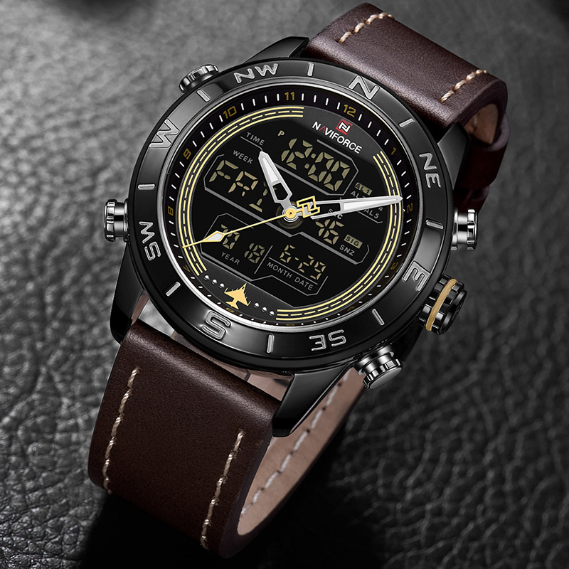 NAVIFORCE Luxury Brand Men Spo - Field Watch Military recension och pris