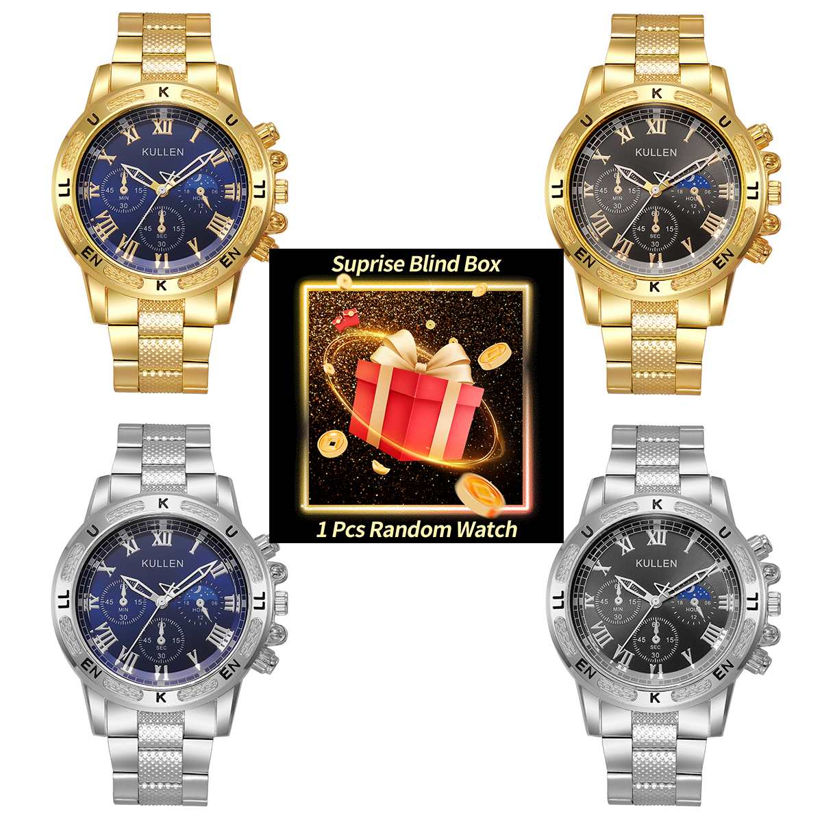 1PC Surprise Mystery Watch Bli - Luxury Watch Business recension och pris