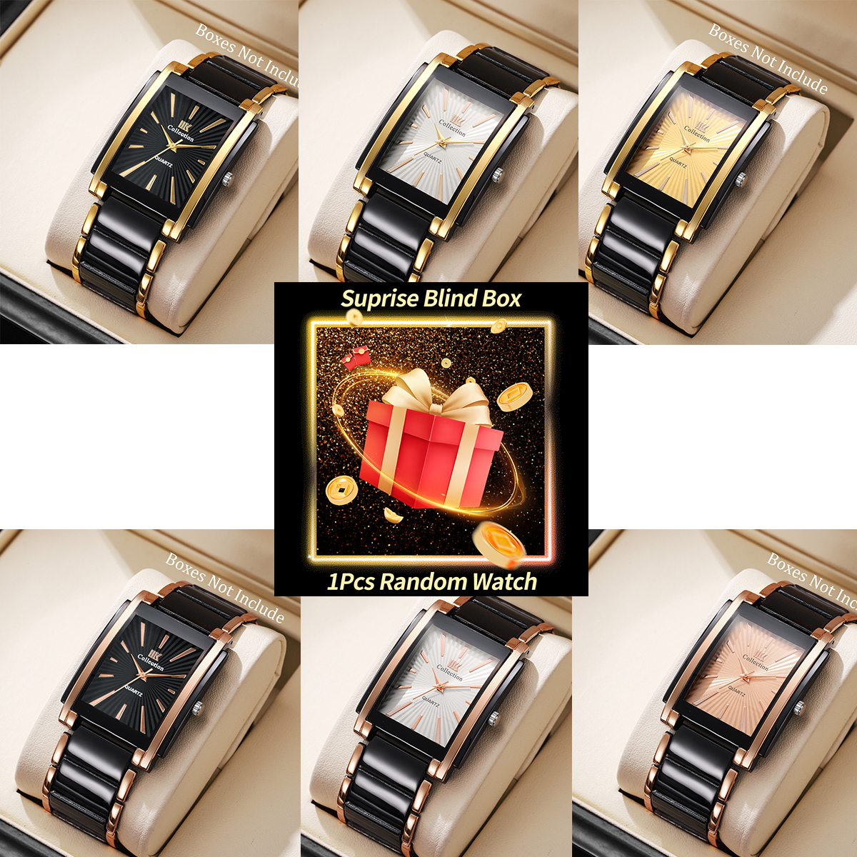 1PC Surprise Mystery Blind Wat - Luxury Watch Straps recension och pris