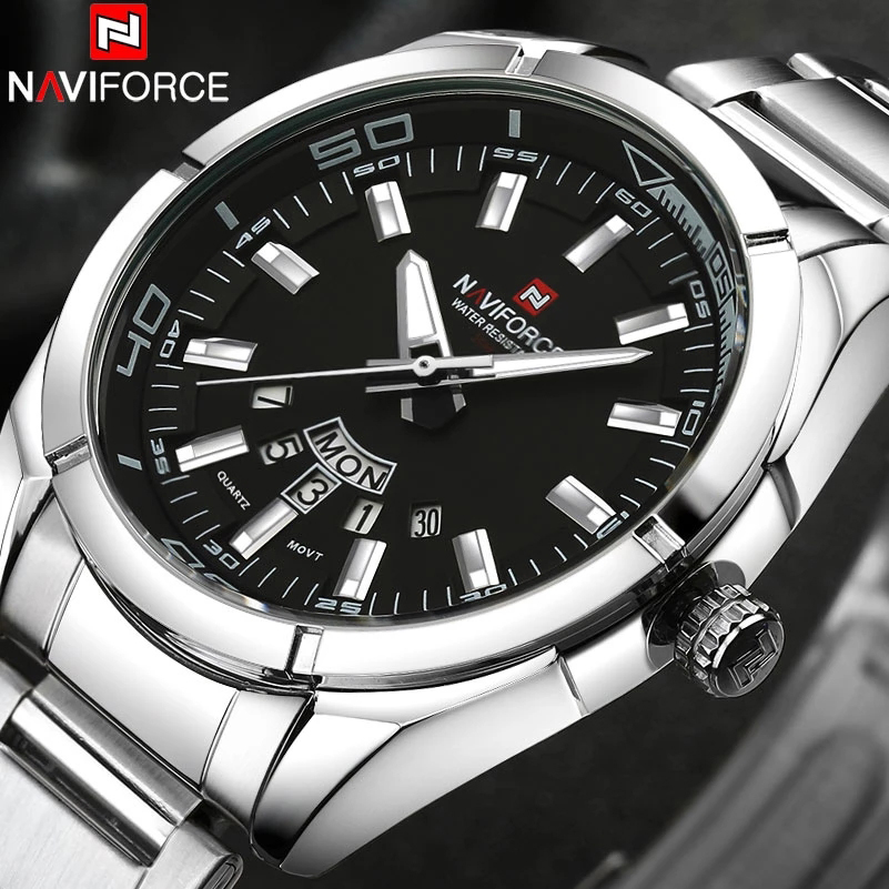 NAVIFORCE Brand Men Watches Bu - Field Watch Military recension och pris