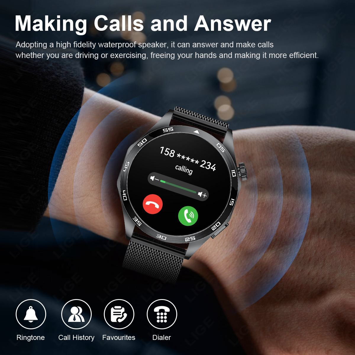 LIGE 2026 Smart Watch ECG Moni - Luxury Watch In The World recension och pris