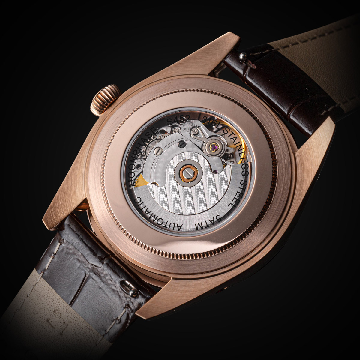 Sugess 40mm Watch of Men Moonp - Moonphase Complication Watch recension och pris