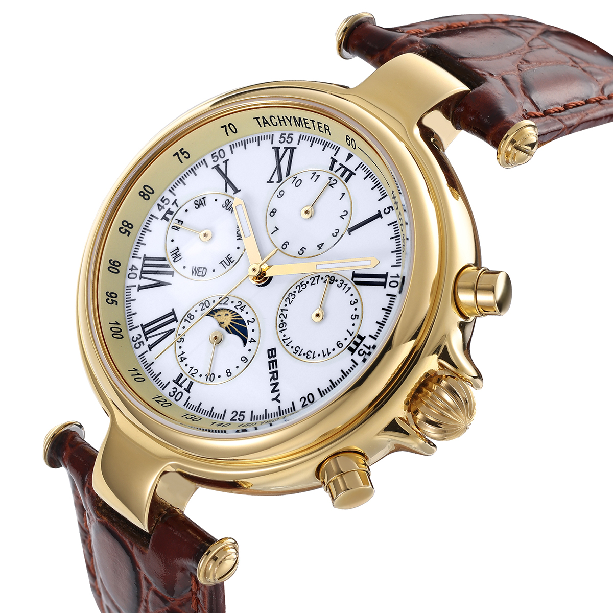 BERNY Retro Automatic Men's Wa - Luxury Watch Expensive recension och pris