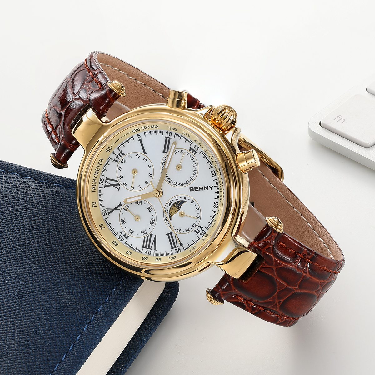 BERNY Retro Automatic Men's Wa - Luxury Watch Expensive recension och pris
