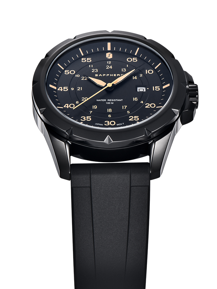 SAPPHERO Men Watch Luxury Quar - Field Watch Military recension och pris