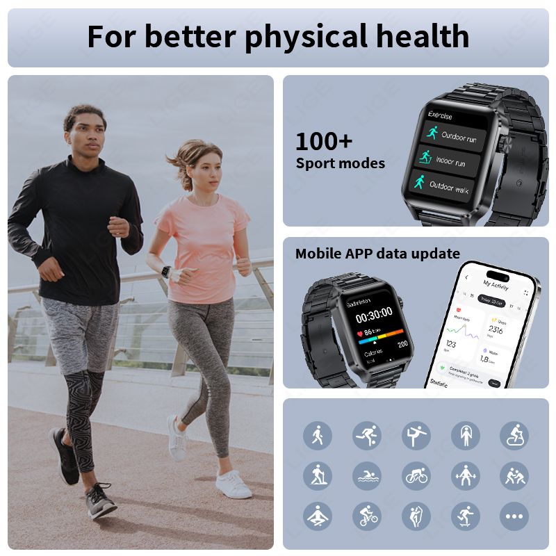 LIGE Smart Watch Sport Fitness - Luxury Watch In The World recension och pris