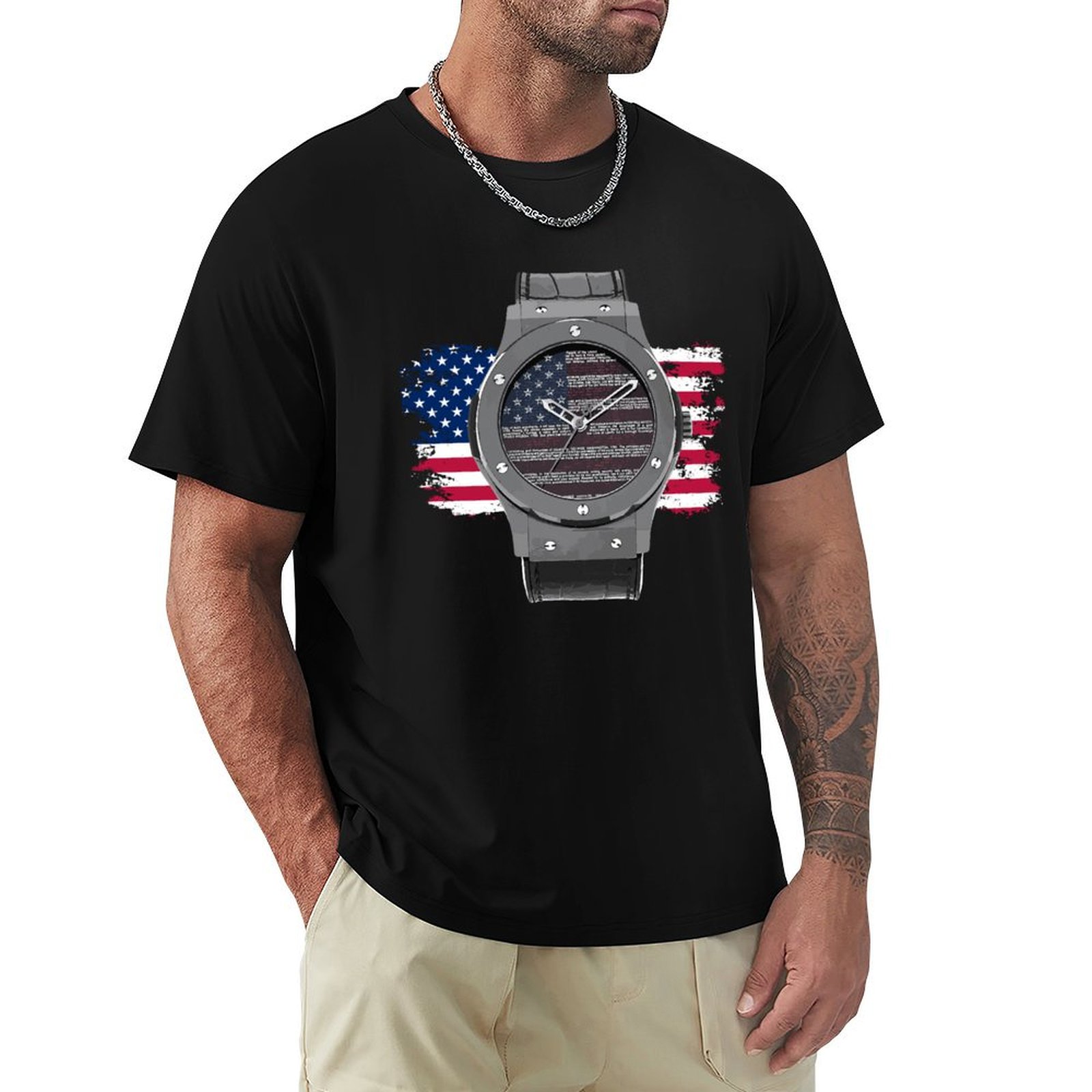 LUXURY WATCH DRAWING T-Shirt W - Luxury Watch Drawing recension och pris