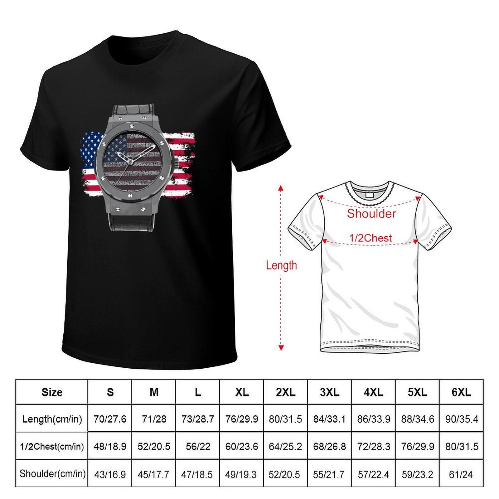 LUXURY WATCH DRAWING T-Shirt W - Luxury Watch Drawing recension och pris
