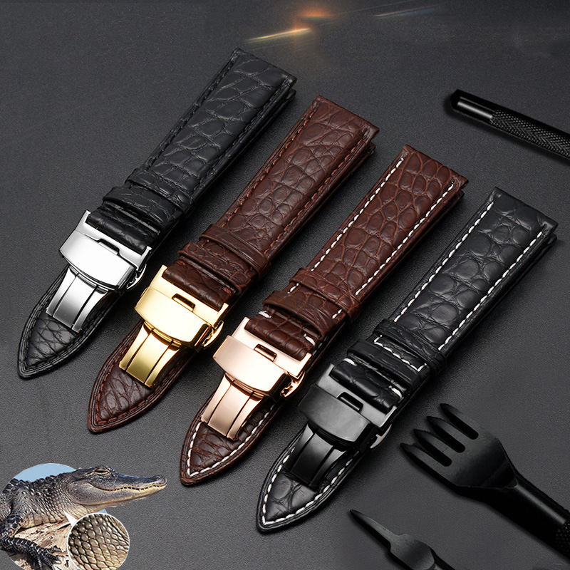 Luxury Alligator Watch Band  F - Luxury Watch Longines recension och pris