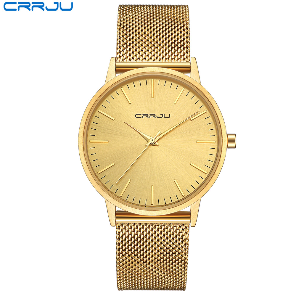 CRRJU Ultra Slim Gold Quartz W - Luxury Watch Magazine recension och pris