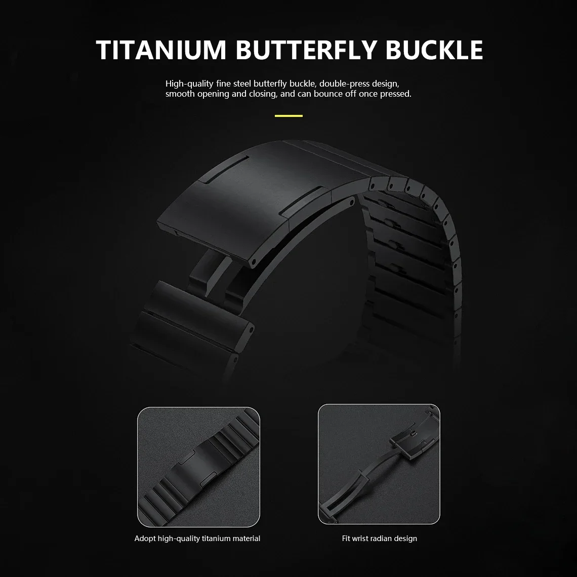 22mm Quick Fit Titanium Metal  - Luxury Watch Galaxy recension och pris