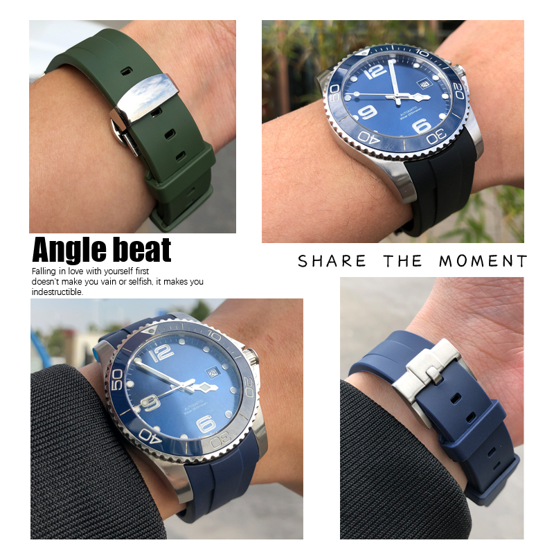 High Quality Silicone Rubber 2 - Luxury Watch Longines recension och pris