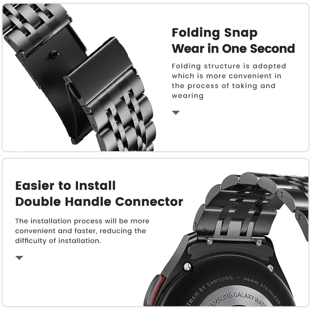Metal Strap for Samsung Galaxy - Luxury Watch Galaxy recension och pris