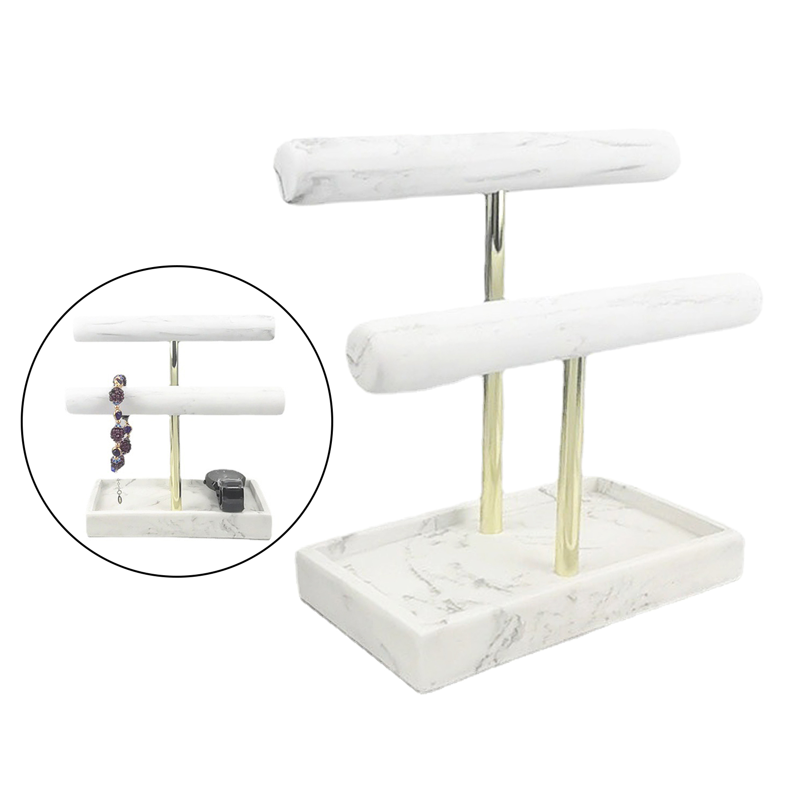 2 Tiers Luxury Marble Watch Ho - Luxury Watch Tier recension och pris