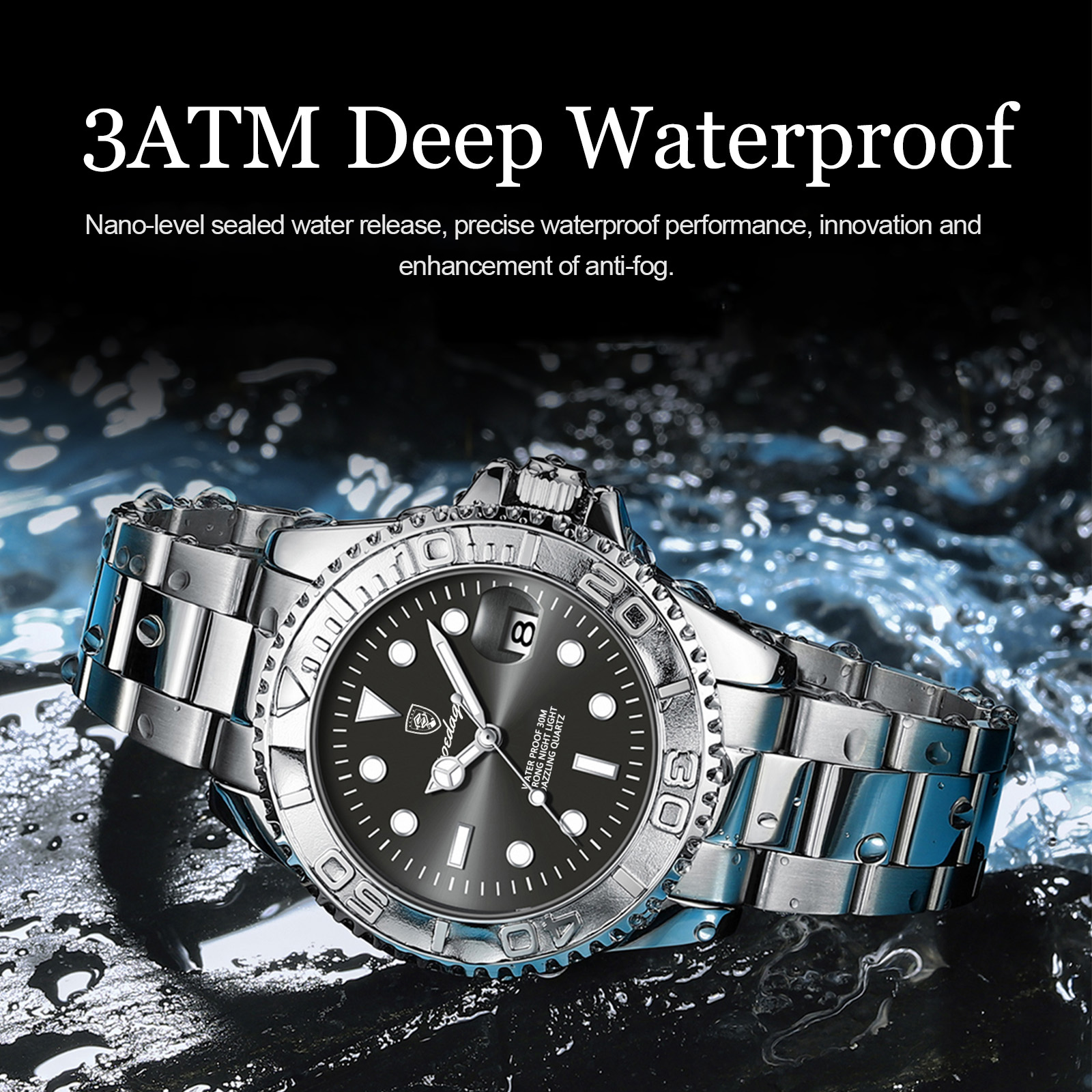 POEDAGAR Trendy Sport Man Watc - Luxury Watch Business recension och pris