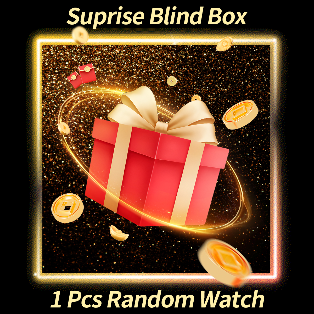1PC Surprise Mystery Watch Bli - Luxury Watch Display recension och pris