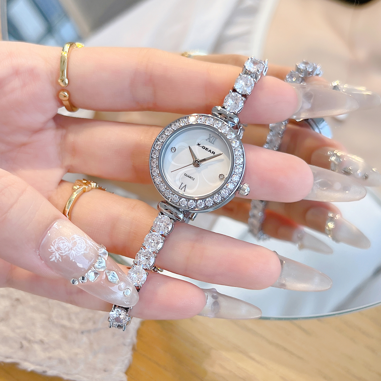 X-GEAR Fashion Zircon Diamond  - Luxury X I Watch recension och pris